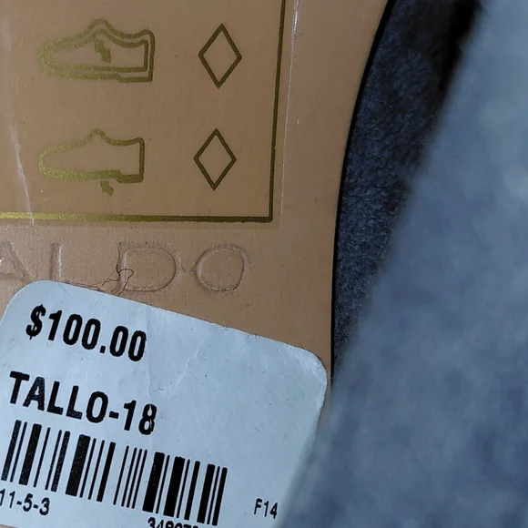 ALDO Tallo 8 Gray Suede Ankle Boots Size 7.5 Slate Gray Office Siren Sleek - Picture 12 of 16